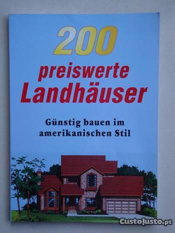 Livro em alemão: Como construir 200 casas de campo