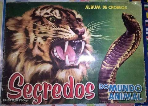 Caderneta Cromos - Segredos do Mundo Animal 1966