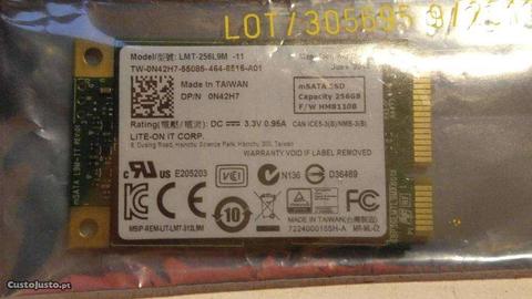 SSD Lite-on 256GB mSATA novo