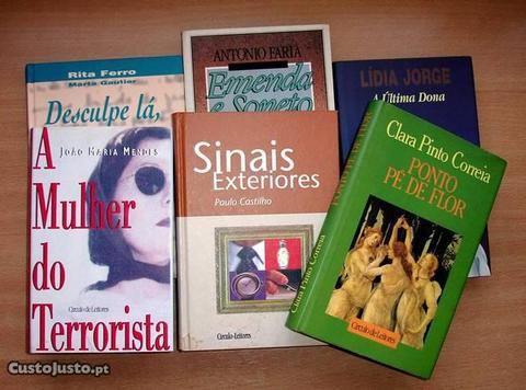 Montra de literatura portuguesa
