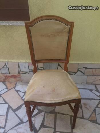 Cadeira - Madeira e Pele