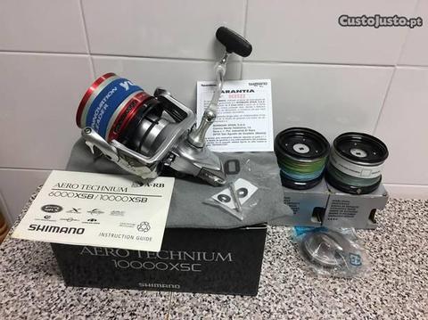 Carreto Shimano Aero Technium 10000 XSC como novo