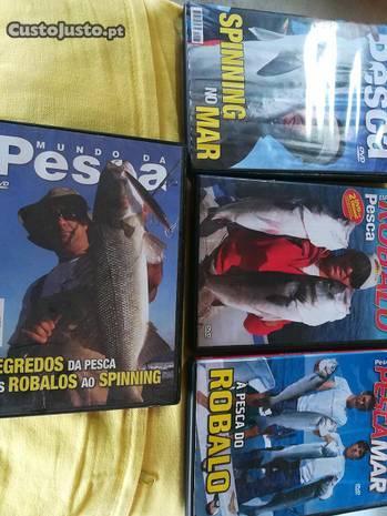 Mundo da pesca. 4 dvd