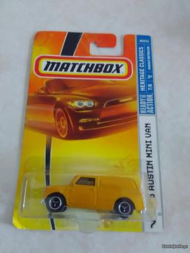 Austin Mini Van Yellow Matchbox