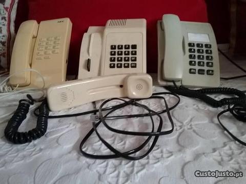 Telefones de teclas modelos Vintage