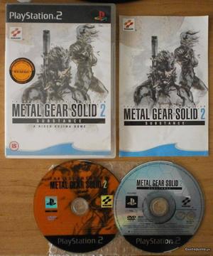 metal gear solid 2 substance - playstation 2 ps2