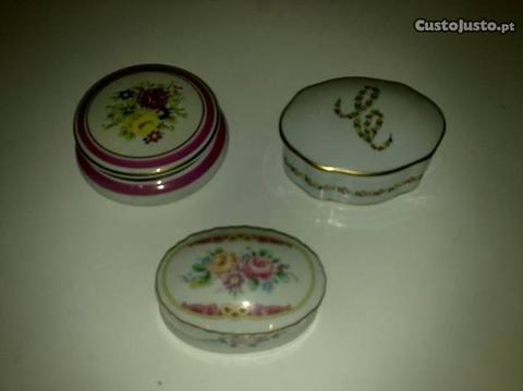 3 Guarda-jóias (Porcelanas Portuguesas)