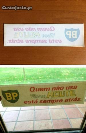 Autocolantes anos 70/80 óleos/combustíveis