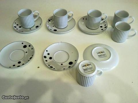 Conjunto de 6 Chávenas de Café