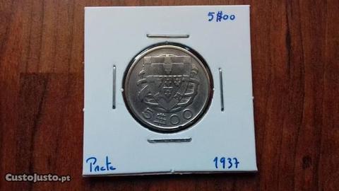 Moeda 5$00 1937