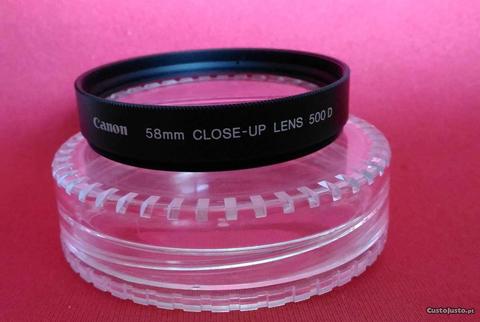 Canon 500D E52 Close Up Lente 58 mm diametro