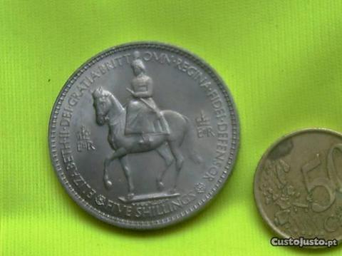 0-471- inglaterra-5sh. grande moeda prata 10.00