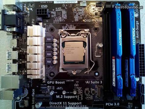 Intel Core i5-4460 + 16GB DDR3 Ram + Board H97