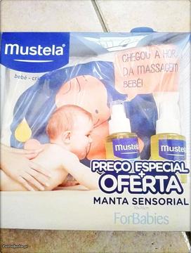 Óleos massagem Mustella c/ oferta manta sensorial
