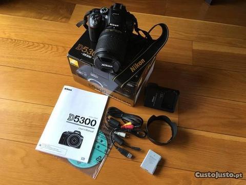 Nikon D5300 + Lente 18-140 igual a NOVA!