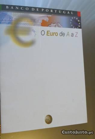 Livro O Euro de A a Z - 1º Livro da história Euro