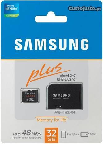 Cartão Samsung Plus Micro SDHC 32GB 48MB/s Class10