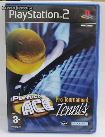 Jogo PS2 Perfect Ace Pro Tournament Tennis (bom)