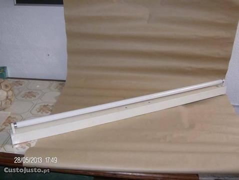 Calha de candeeiro fluorescente com 1.24 cm