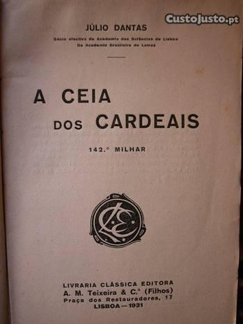 N 4899 A ceia dos Cardeais de Júlio Dantas.1931