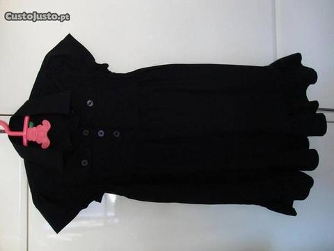 Vestido Benetton preto - 7-8 anos