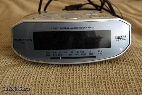 Rádio despertador Dual Alarm