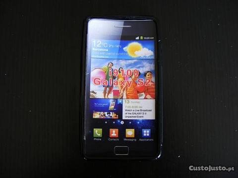 Capa Samsung Galaxy S2 Preta - Portes Grátis
