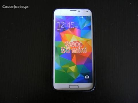 Capa Samsung Galaxy S5 Mini Preta - Portes Grátis