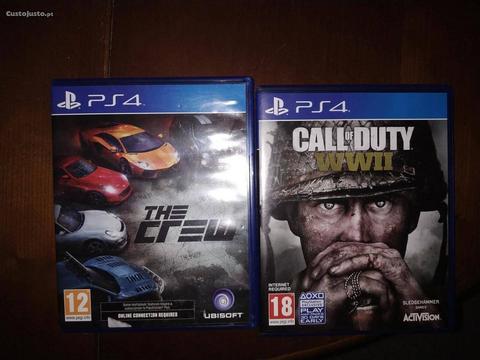 Call of Duty WWII é The Crew PS4