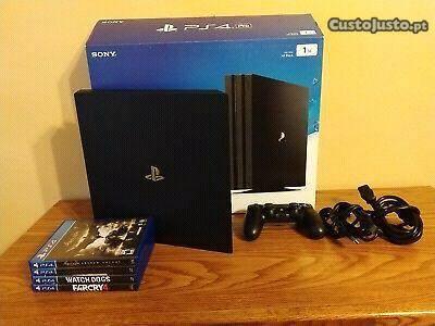 PS4 pro com jogos