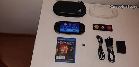 Ps Vita Wifi + Cartão de 8 GB + Minecraft