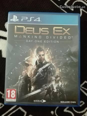 Troco Deus Ex Mankind Divided Day One Edition PS4