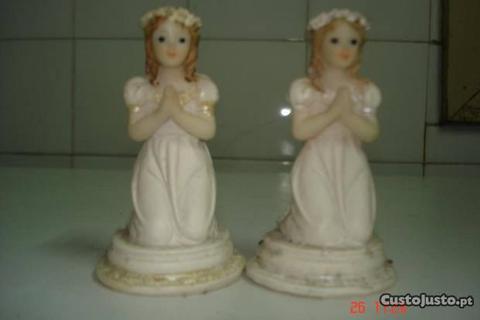 Estatuetas em porcelana