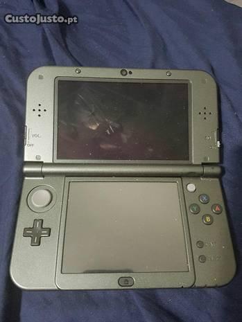 New 3ds xl com jogo e carregador