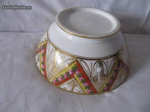Taça porcelana antiga Bavaria XIX
