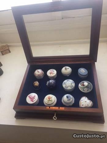Coleção12 cxs porcelana, fábricas europeias