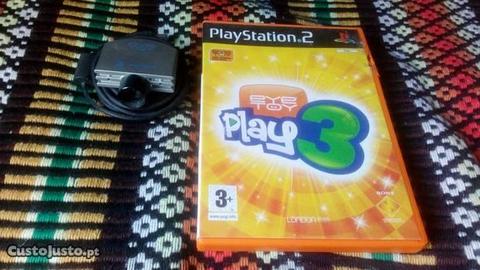 [Playstation2] EyeToy Play 3 + câmara