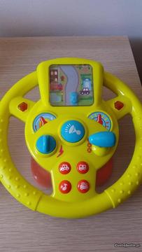 Jogo volante com ecrã de condução (com pilhas)