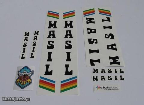 Masil Autocolantes bicicleta antiga vintage