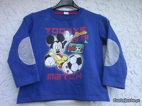 camisola menino 6 anos Mickey Mouse