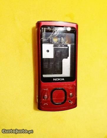 Capa Nokia 6700 Slide / Vermelho Metalizado