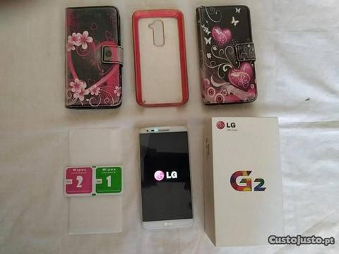 LG G2 - 32 GB + 3 capas + vidro temperado
