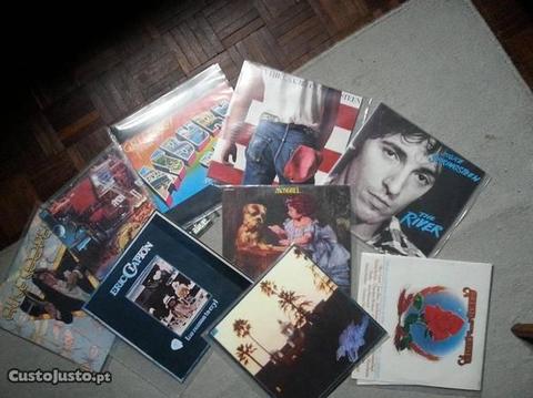 Discos de vinil anos 70 e 80