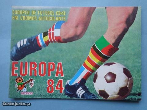 Caderneta de futebol vazia Europa 84 -Mabilgráfica