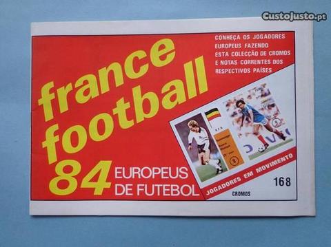 Caderneta de futebol vazia France Football 84
