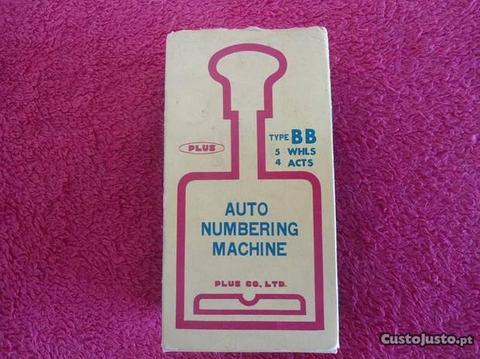 Máquina de Numerar Automática (Manual)