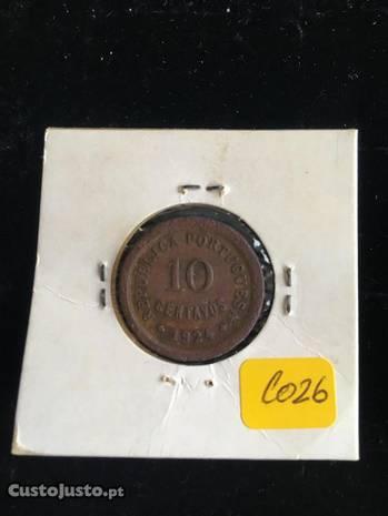 Moeda 10 Centavos de 1924, bronze