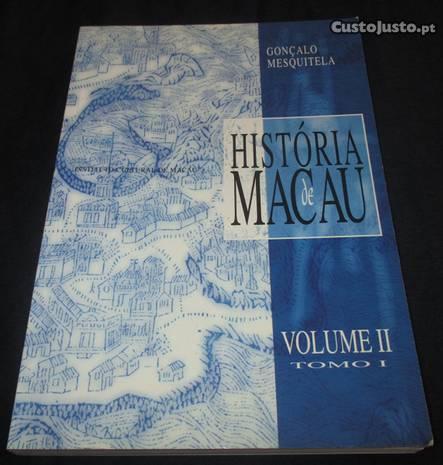 Livro História de Macau Gonçalo Mesquitela