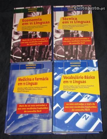 Livros Dicionários compactos em 11 línguas