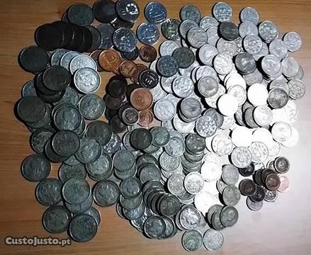 Lote 276 moedas antigas de 1917 até ano 2000
